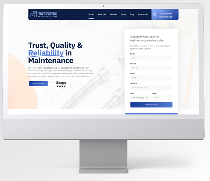 Web design services